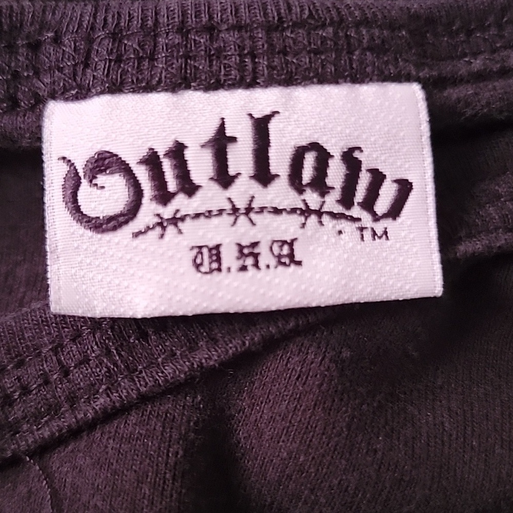 Y2K Vintage Outlaw Top Size M Made In The USA - Picture 4 of 5